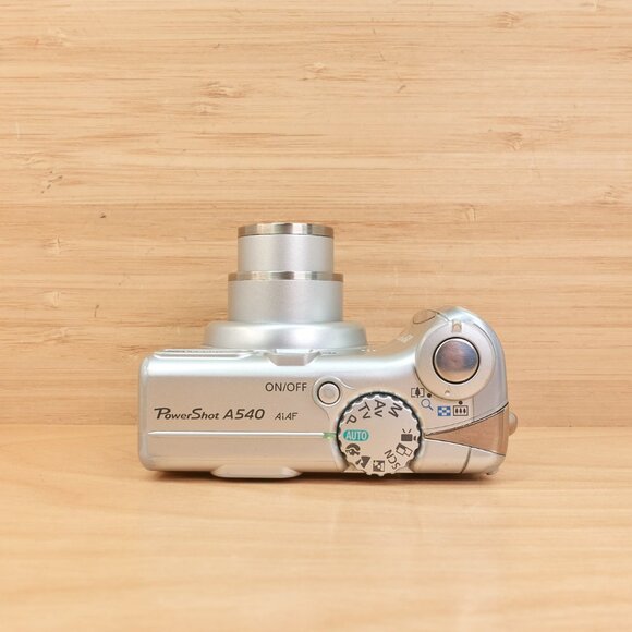 Canon PowerShot A540 Digital Camera / 6MP / 4× Zoom / Silver / Tested - Picture 3 of 7